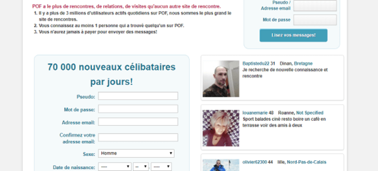 avis pof site rencontre